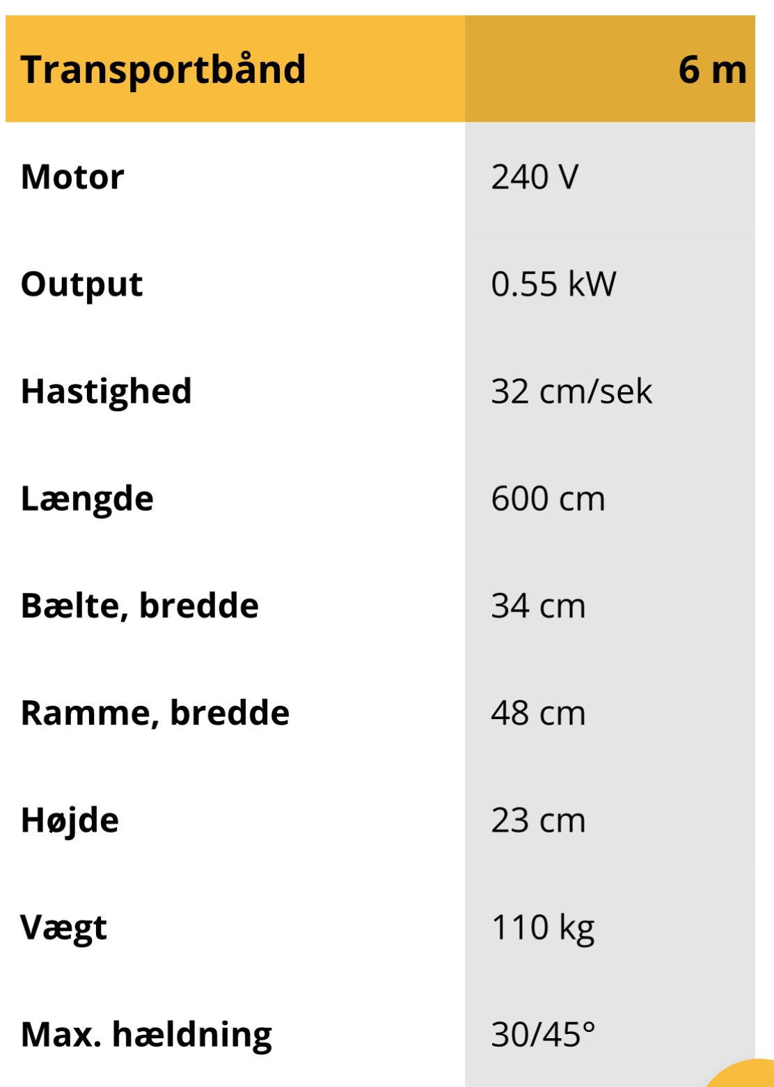 Transportbånd 6 m thumbnail 4